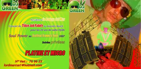 DJ GREEN extrieur CD